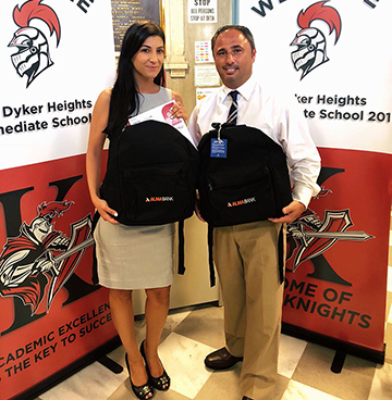 Dyker Heights Backpack Give-Away