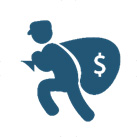 Man carrying money